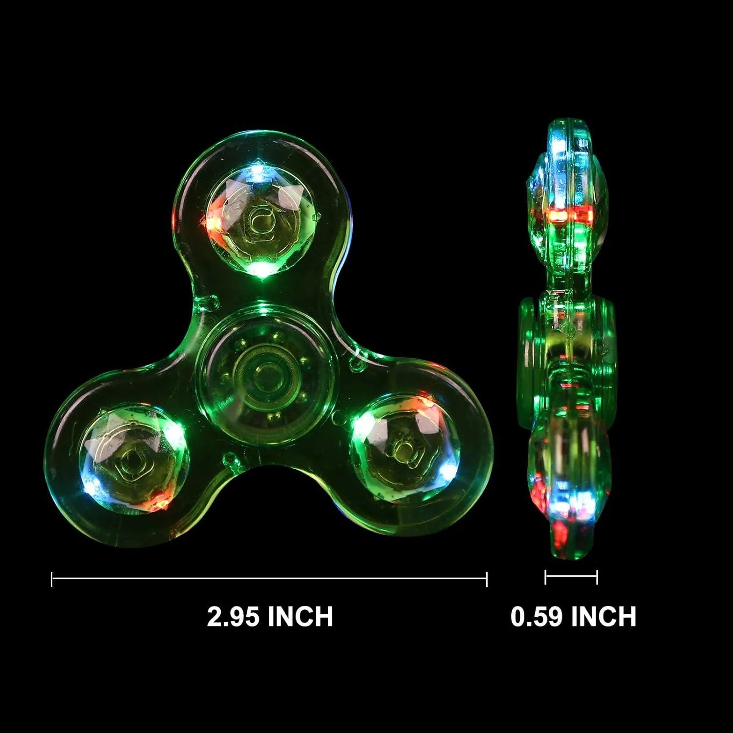 YOTOY LED Fidget Spinners, Light Up Sensory Fidget Toys for Kids - YOTOY