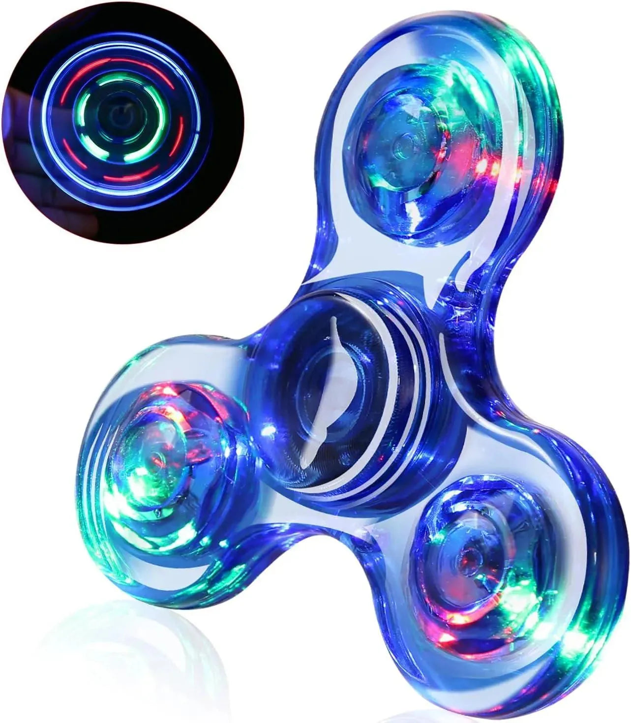 YOTOY LED Fidget Spinners, Light Up Sensory Fidget Toys for Kids - YOTOY