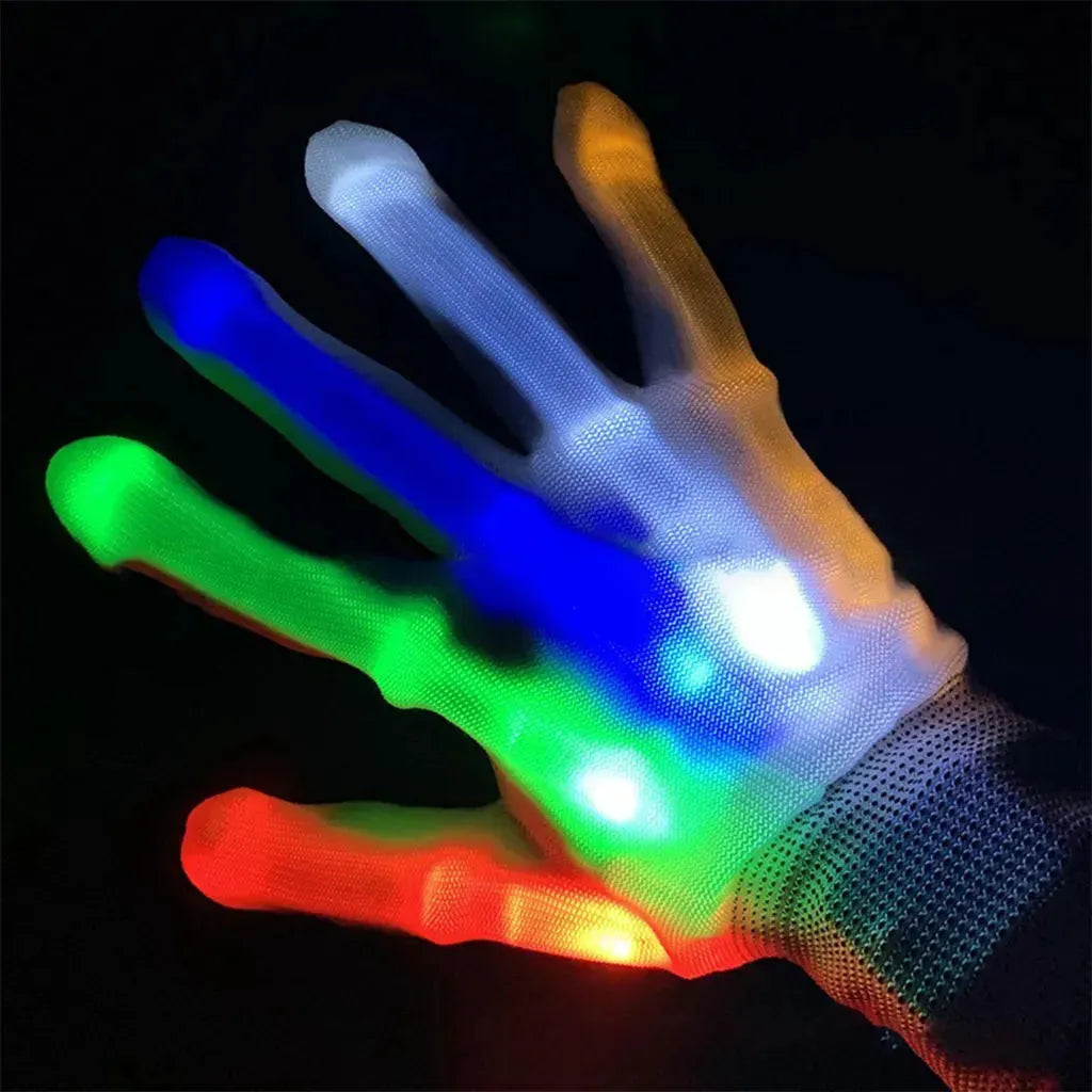 YOTOY LED Glow Skeleton Hand Gloves - YOTOY