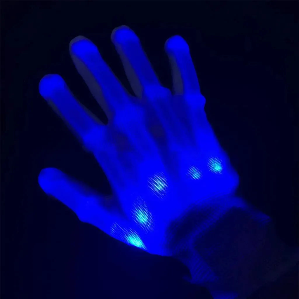 YOTOY LED Glow Skeleton Hand Gloves - YOTOY