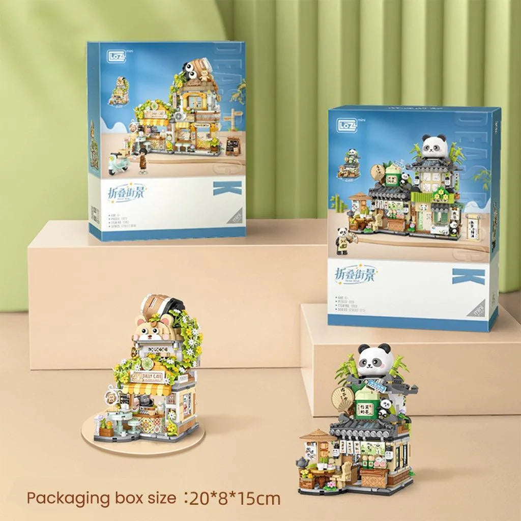 YOTOY Little Bear Cafe Building Blocks - YOTOY