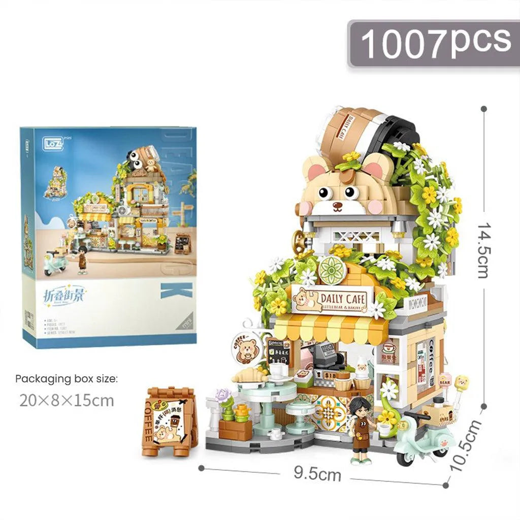 YOTOY Little Bear Cafe Building Blocks - YOTOY