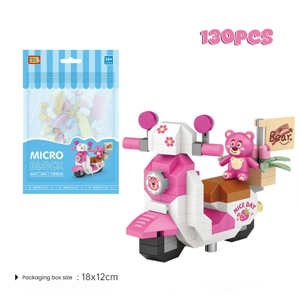 YOTOY Mini Car Model Micro-Particle Building Blocks - YOTOY