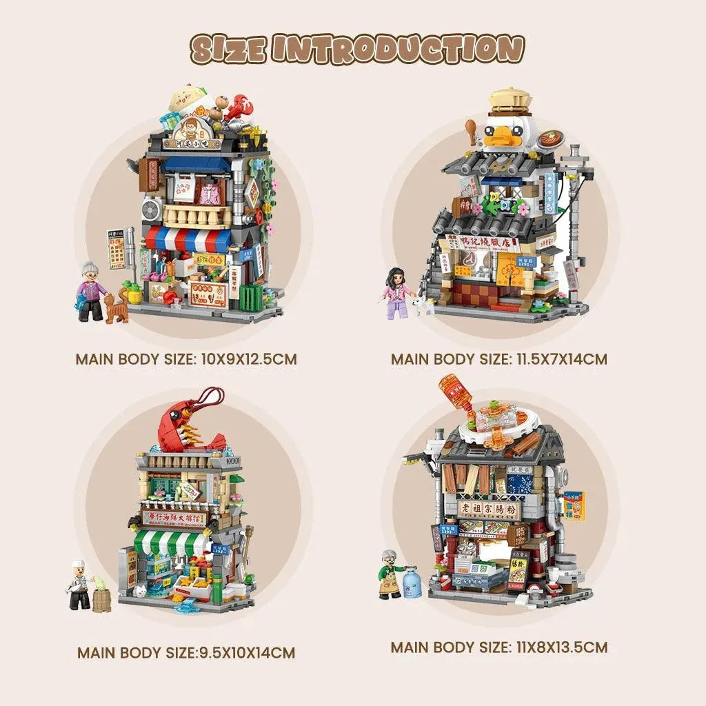 YOTOY Mini Street View Building Block Toys for Kids - YOTOY