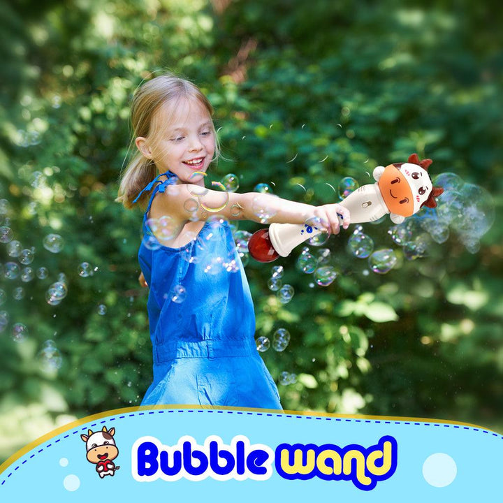 YOTOY Musical & Light Up Animal Bubble Wand Outdoor Toys - YOTOY