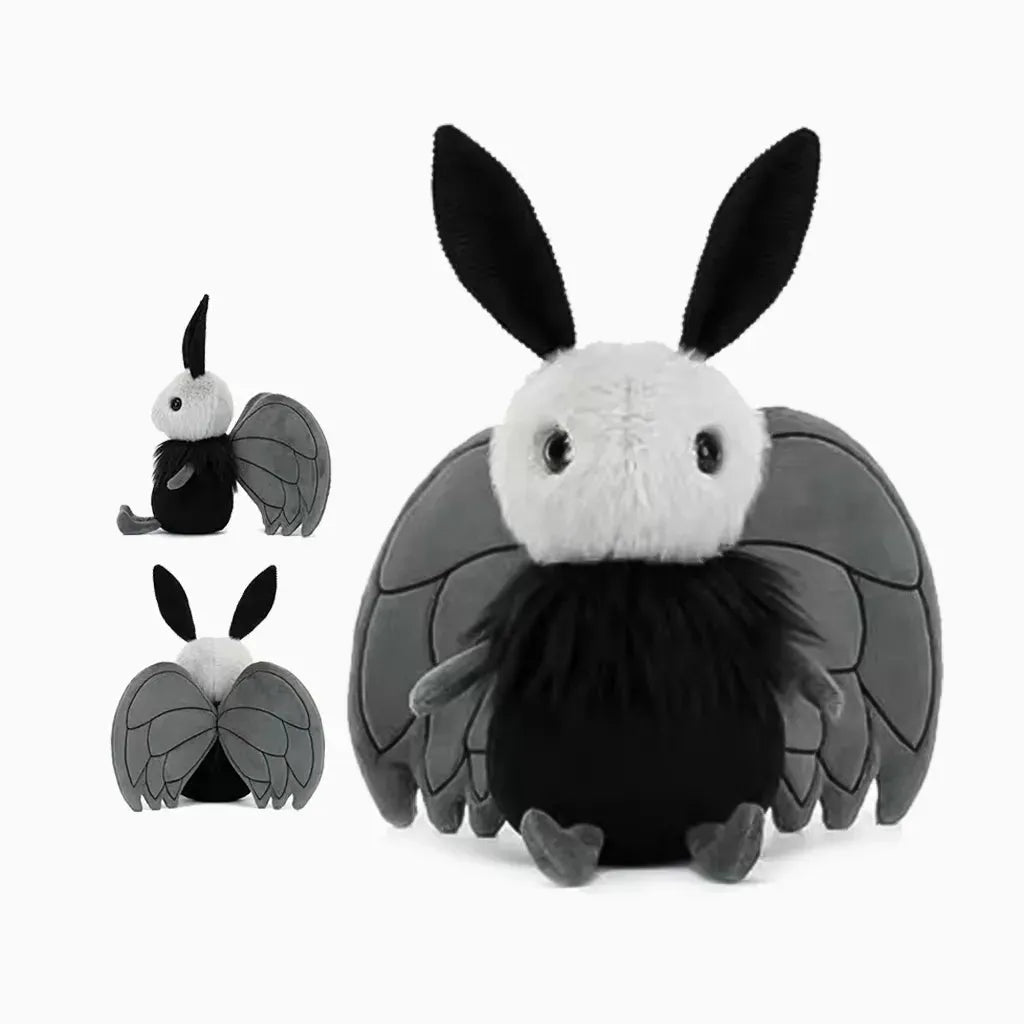 YOTOY New Halloween Sphinx Moth Plush Toy Ghost Stuffed Animal Doll Soothing Companion for Kids - Festive Gift - YOTOY