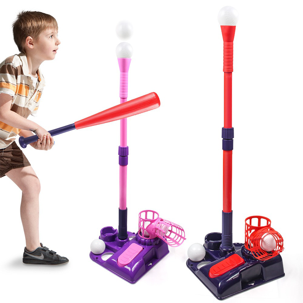 YOTOY One-Button Baseball Pitching Machine Toy - 3-in-1 Baseball Trainer for Dynamic Play & Training - YOTOY