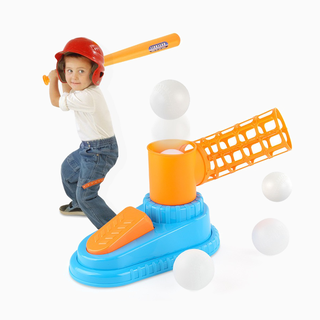 YOTOY Outdoor Sports Toy - One-Click Baseball Launcher 3-in-1 Baseball Training Kit Sport Toy - YOTOY