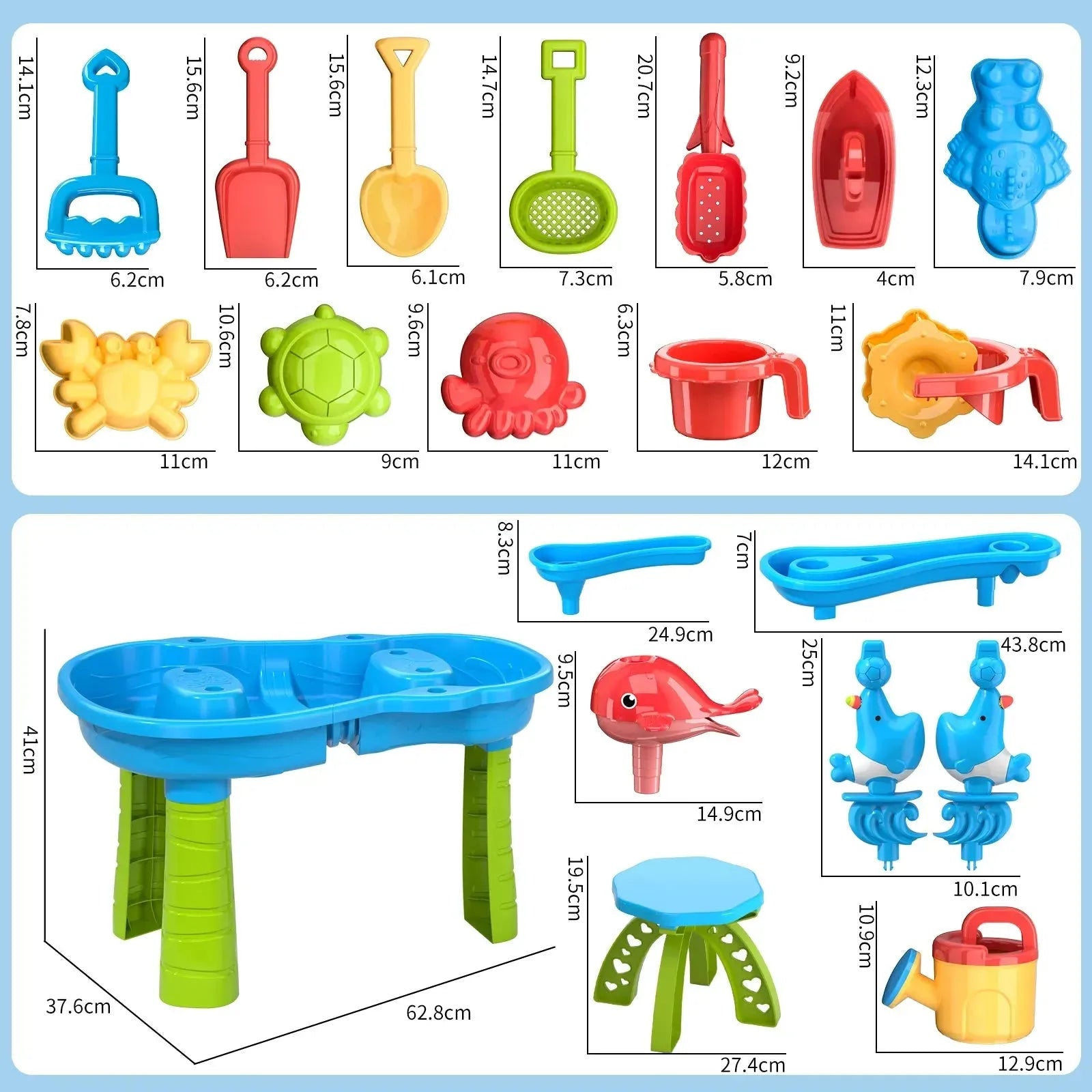 YOTOY Outdoor Summer Toys Sand And Water Table For Children's Activity Beach Toy - YOTOY