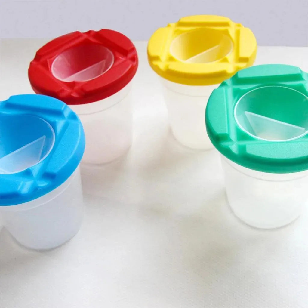 YOTOY Painting Plastic 10-Color Brush Washing Cup for Kids - YOTOY