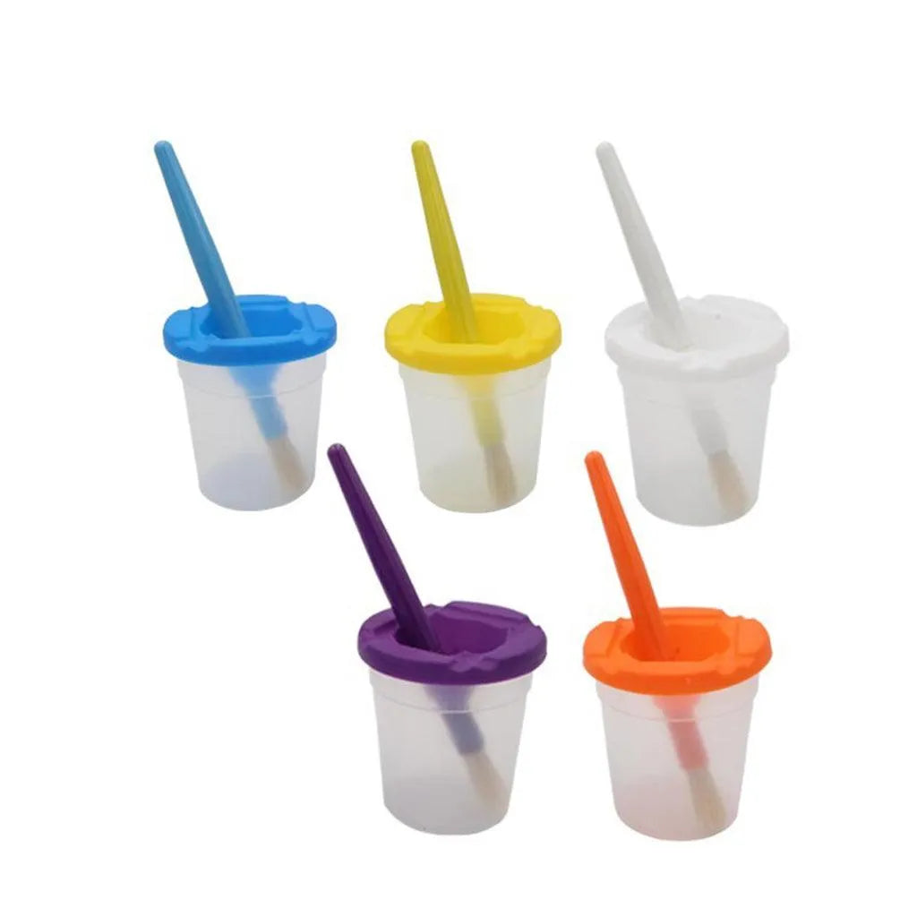 YOTOY Painting Plastic 10-Color Brush Washing Cup for Kids - YOTOY