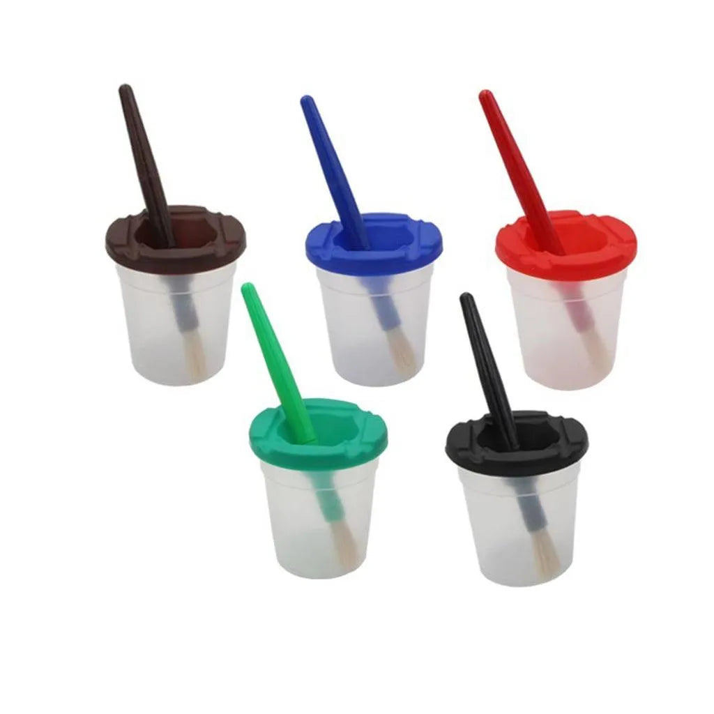 YOTOY Painting Plastic 10-Color Brush Washing Cup for Kids - YOTOY