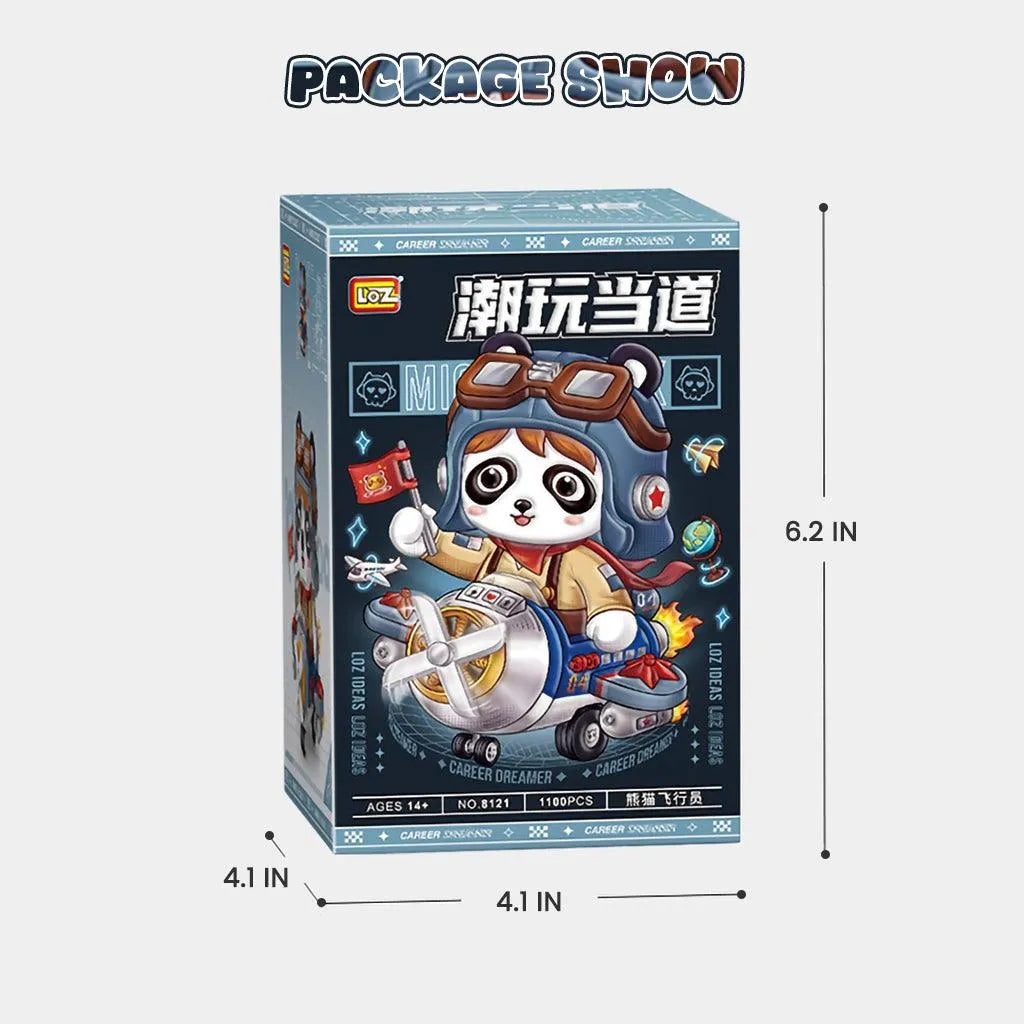 YOTOY Panda Dreamer Series Micro Particle Building Blocks - YOTOY