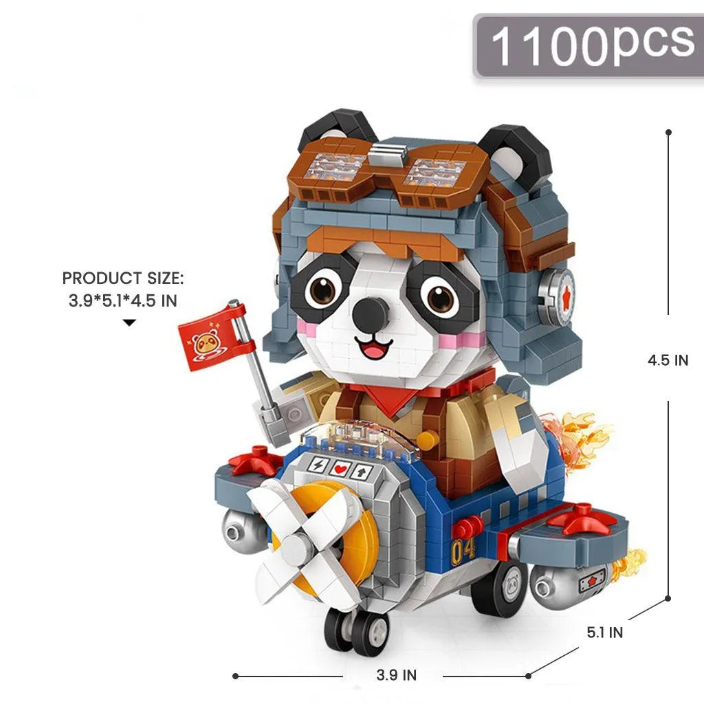 YOTOY Panda Dreamer Series Micro Particle Building Blocks - YOTOY