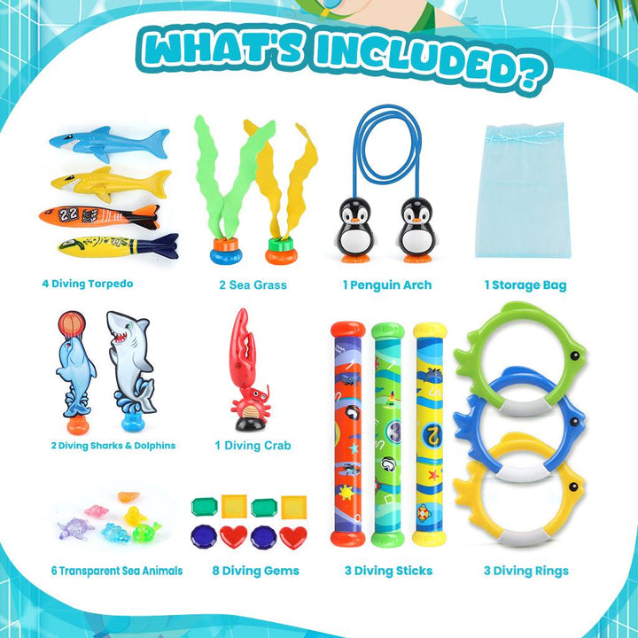 YOTOY Pool Diving Toys for Kids - YOTOY
