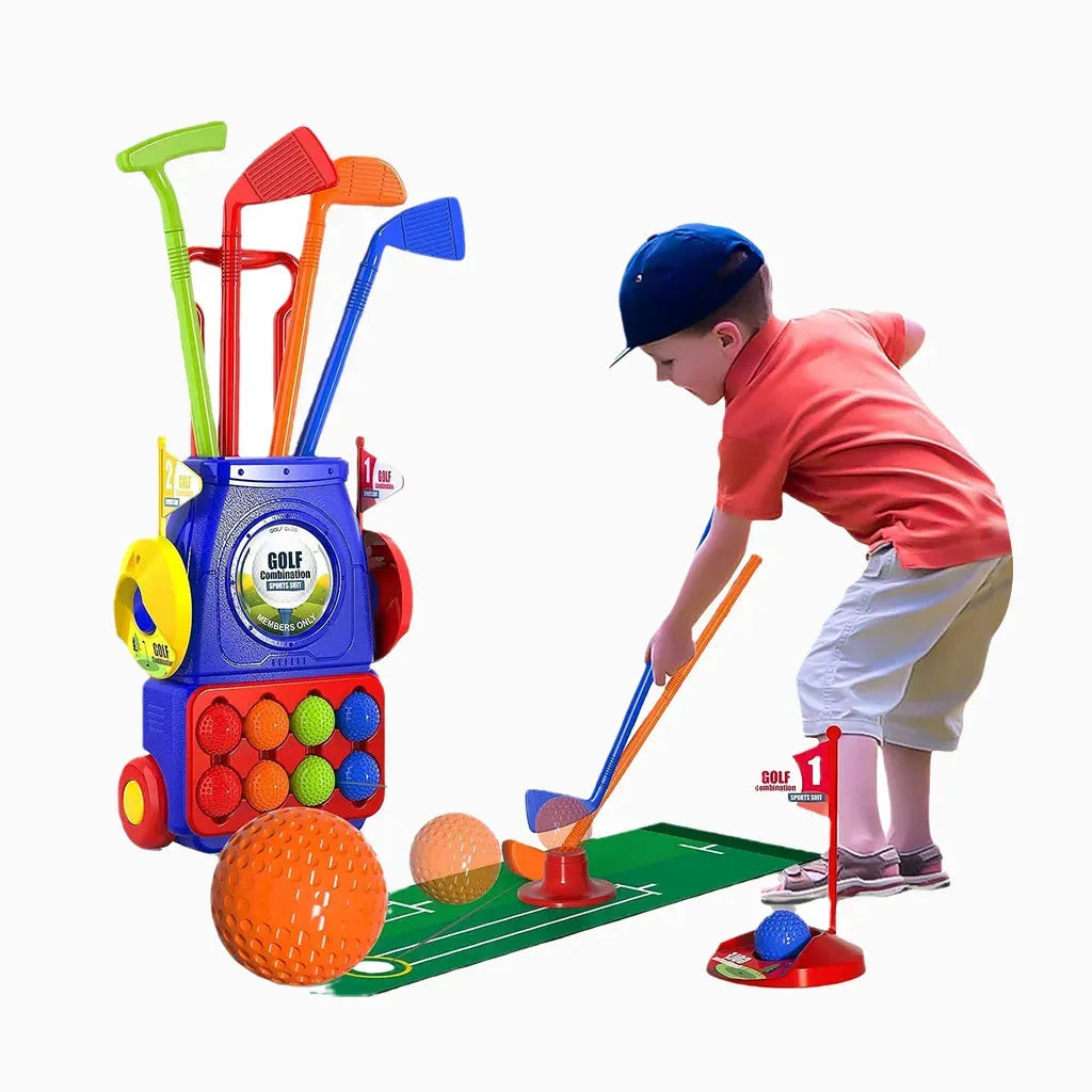 YOTOY Portable Indoor & Outdoor Kids Assemble Golf Set - Fun Sports Toy for Active Play - YOTOY