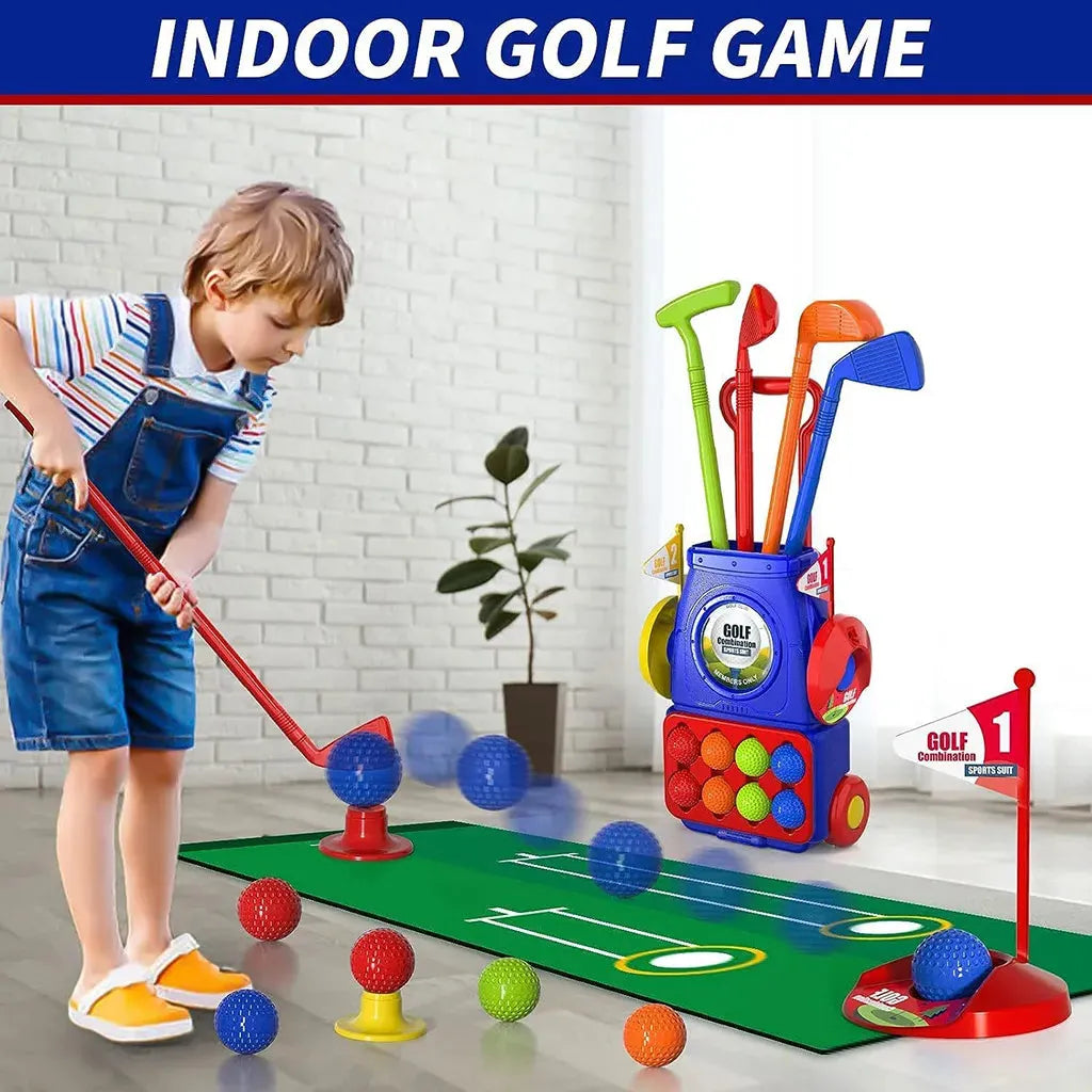 YOTOY Portable Indoor & Outdoor Kids Assemble Golf Set - Fun Sports Toy for Active Play - YOTOY