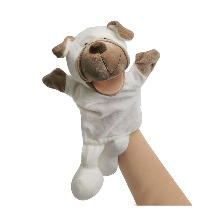 Yotoy Puppy Hand Puppet Soft Animal Plush Toy - YOTOY