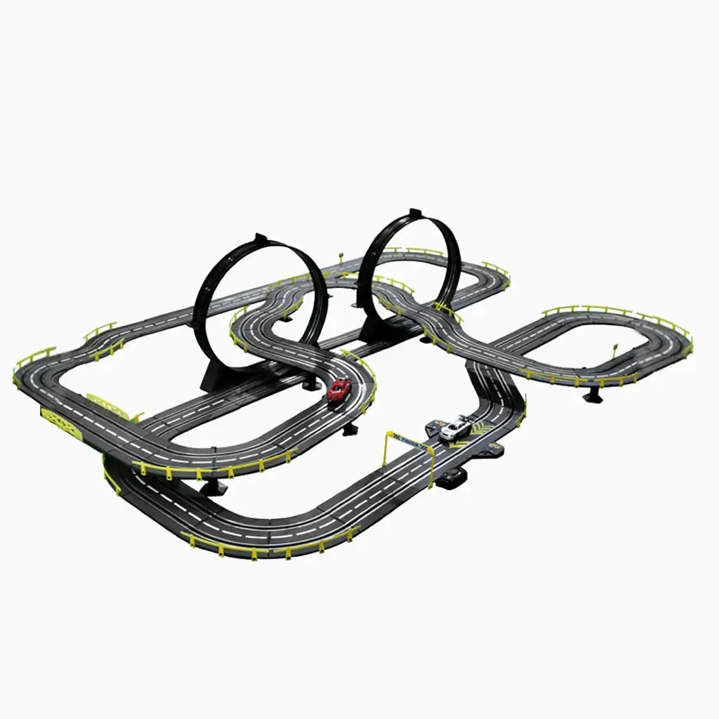 YOTOY Race Track Car Adventure Set - Manual & Electric Remote Control Racing - YOTOY