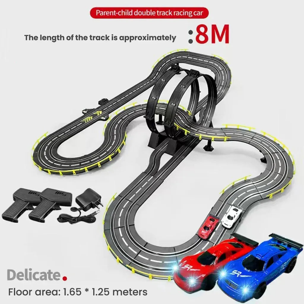 YOTOY Race Track Car Adventure Set - Manual & Electric Remote Control Racing - YOTOY