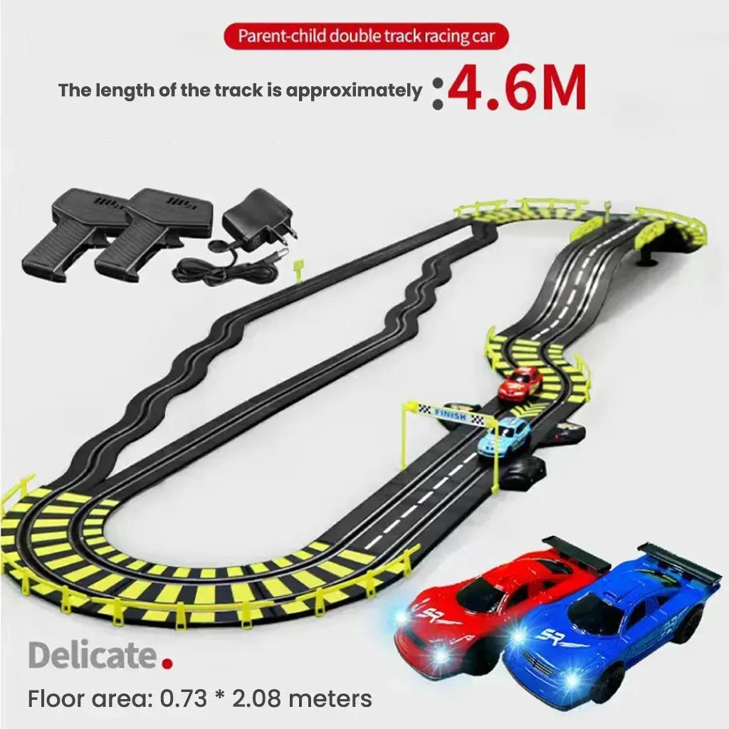 YOTOY Race Track Car Adventure Set - Manual & Electric Remote Control Racing - YOTOY