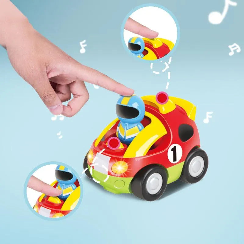 YOTOY Rechargeable Remote Control Cartoon Cars for Little Kids - YOTOY