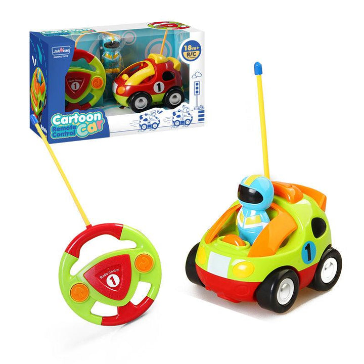 YOTOY Rechargeable Remote Control Cartoon Cars for Little Kids - YOTOY