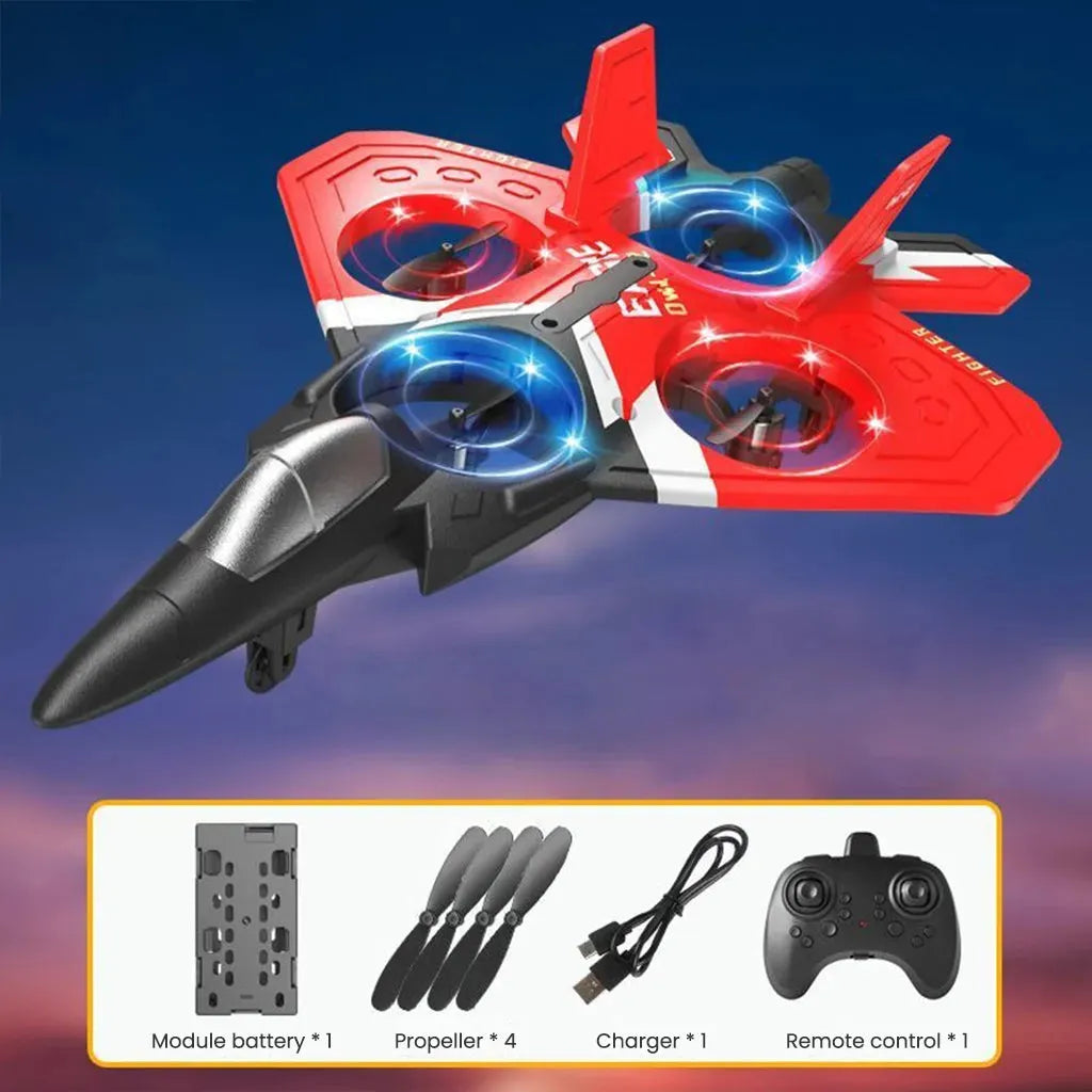 YOTOY Remote Control Airplane Children'S Fighter Glider Foam Drone - YOTOY