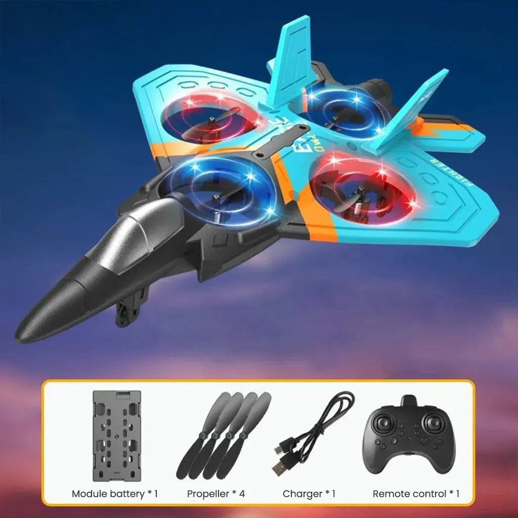 YOTOY Remote Control Airplane Children'S Fighter Glider Foam Drone - YOTOY