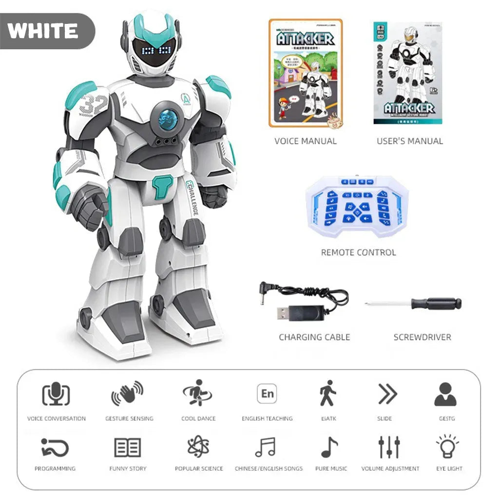 YOTOY Remote Control Programming Gesture Sensing Electric Robot Toy For Kids - YOTOY