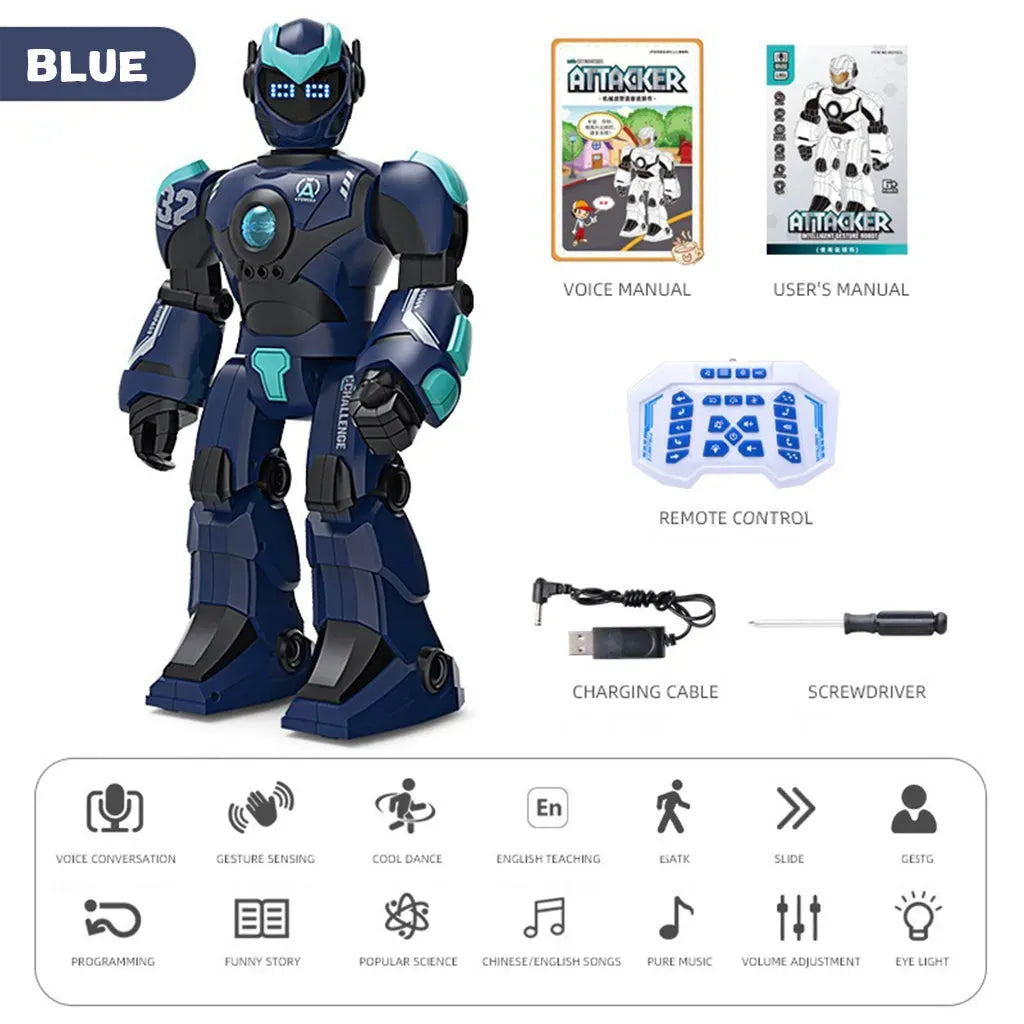 YOTOY Remote Control Programming Gesture Sensing Electric Robot Toy For Kids - YOTOY