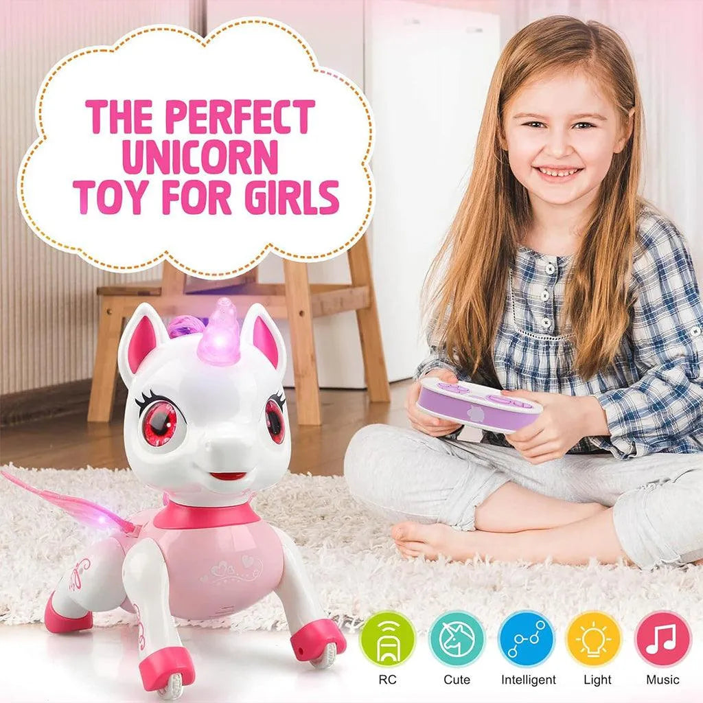 YOTOY Remote Control Robot Toy for Ages 5-7 Smart Robot - Unicorn Toys - YOTOY