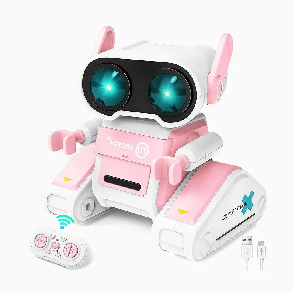 YOTOY Remote Control Robot Toys, Sound And Light Dancing Electric Robot for Kids - YOTOY