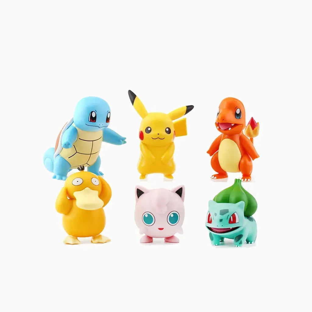 YOTOY Set of 6 Pika Collectible Figures - YOTOY