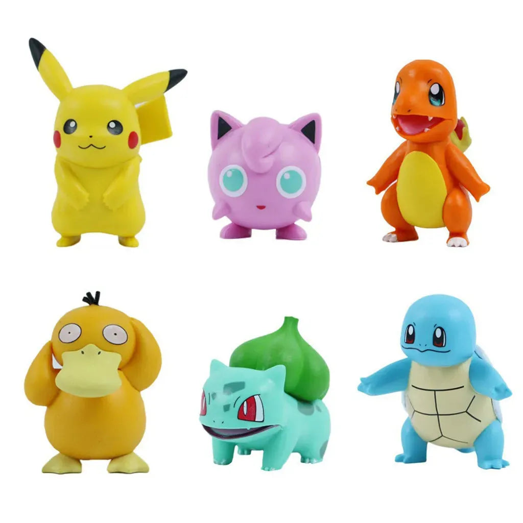 YOTOY Set of 6 Pika Collectible Figures - YOTOY