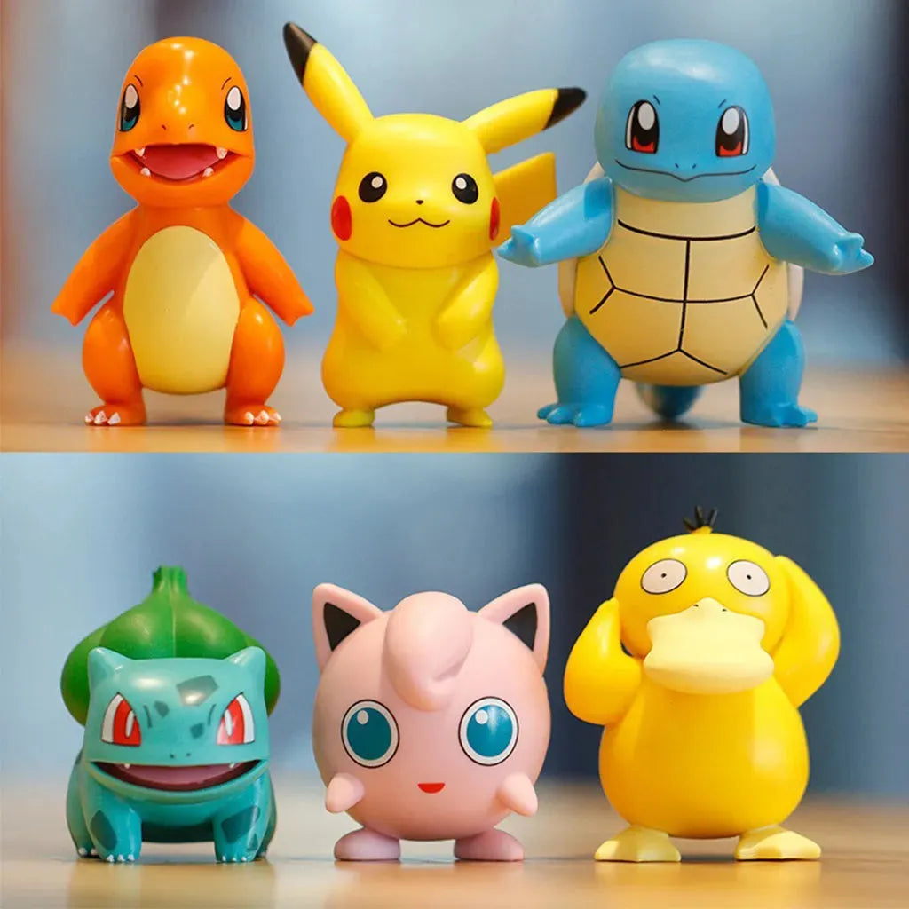 YOTOY Set of 6 Pika Collectible Figures - YOTOY