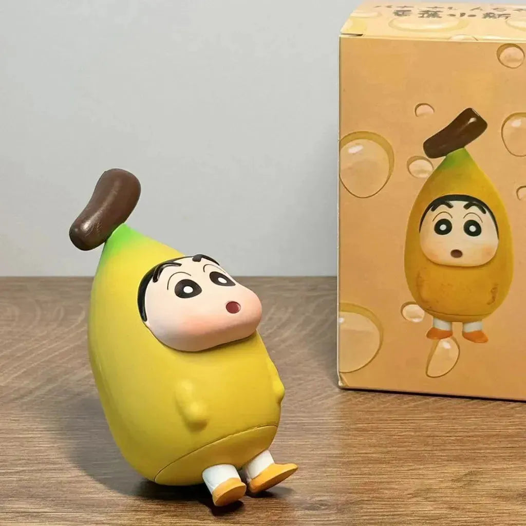 YOTOY Shin-Chan Banana Figurine Cartoon Cute Toy - YOTOY