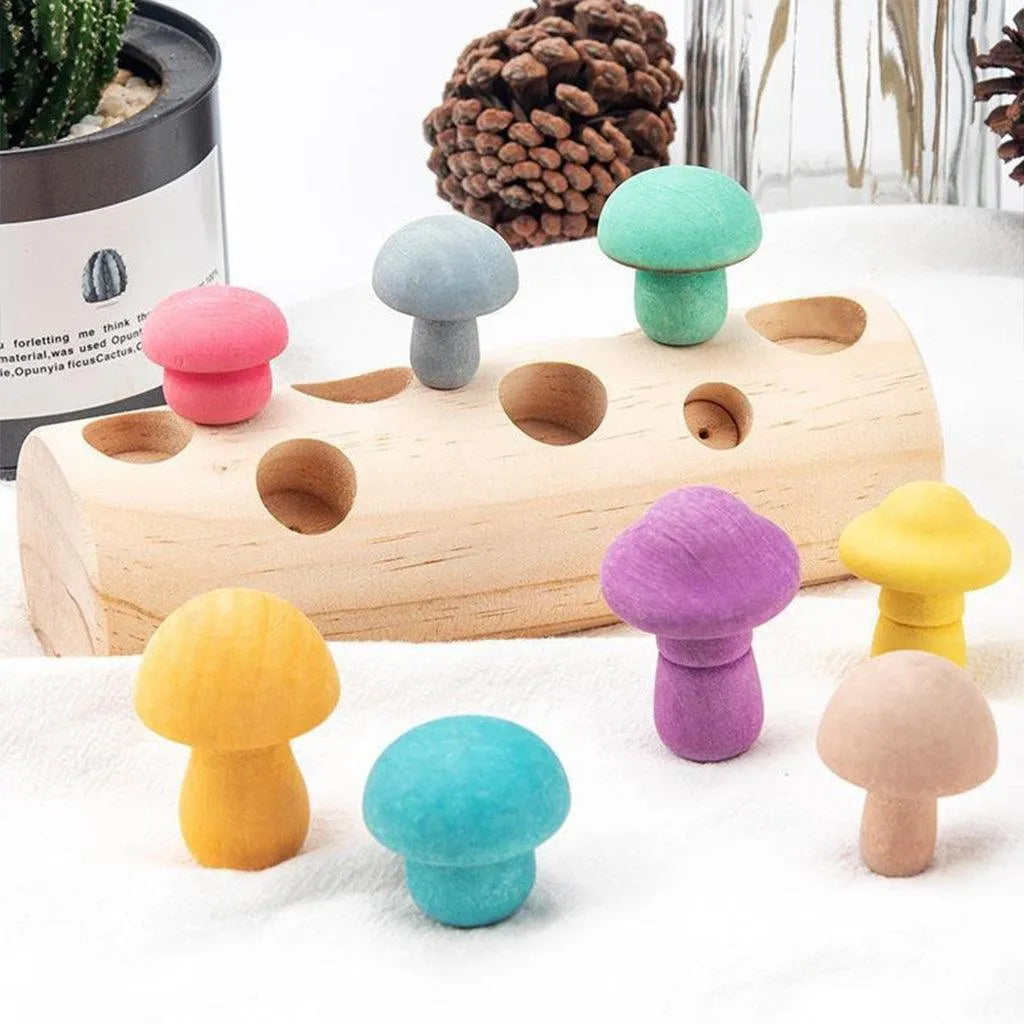 YOTOY Simulation Mushroom Picking Game For Baby Early Education Toys - YOTOY