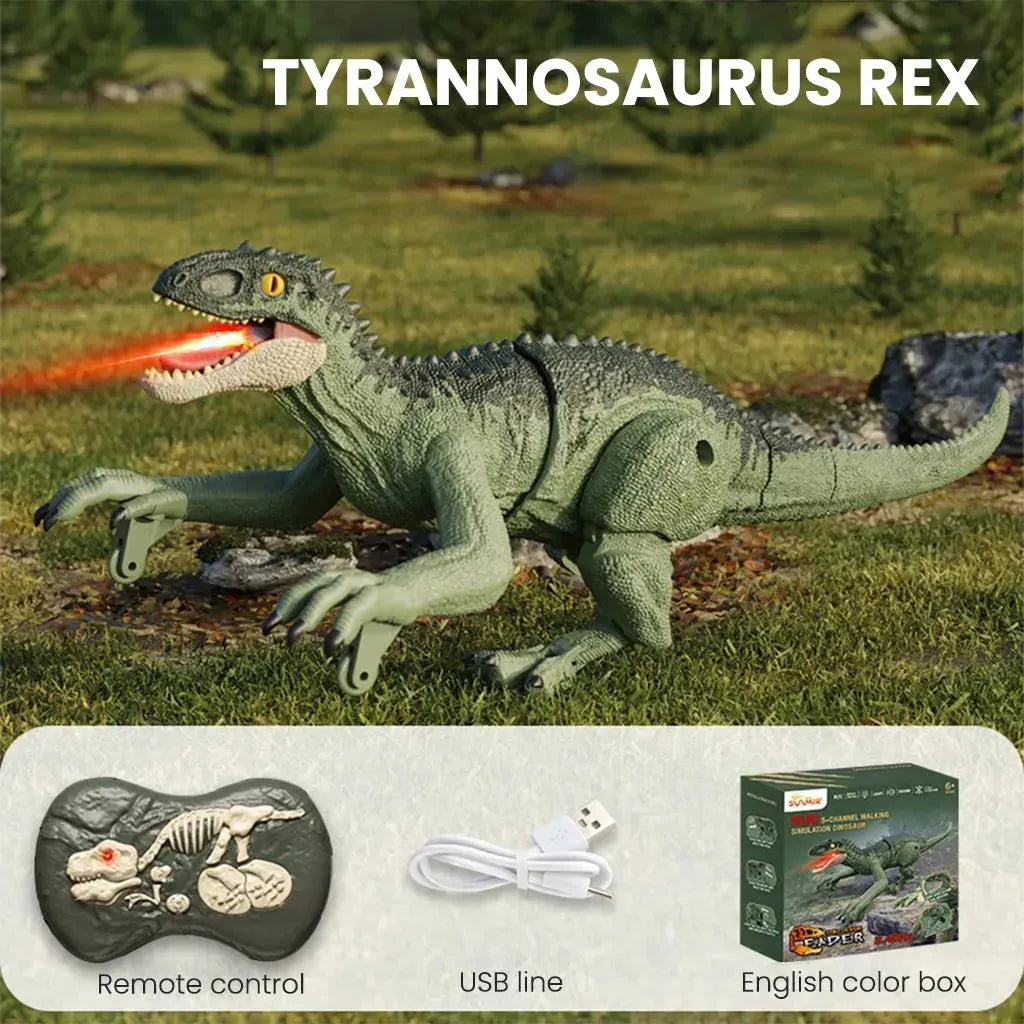 YOTOY Simulation Sound And Light Electric Mini Remote Control Dinosaur Toy - YOTOY