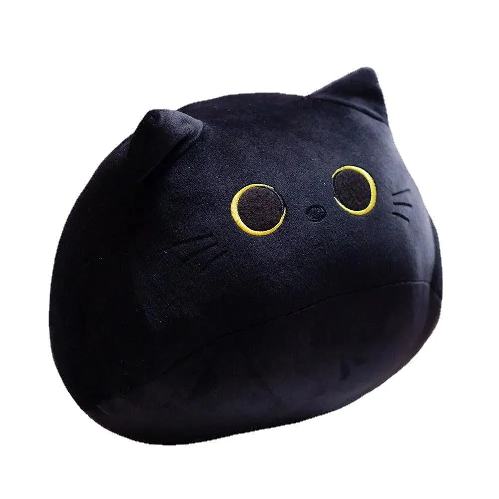 Yotoy Soft Stuffed Animal Pillow Black Cat Plush Toy - YOTOY