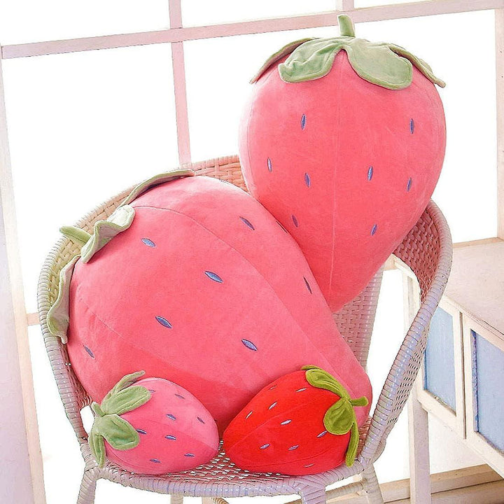 Yotoy Stuffed Strawberry Plush Pillows - YOTOY