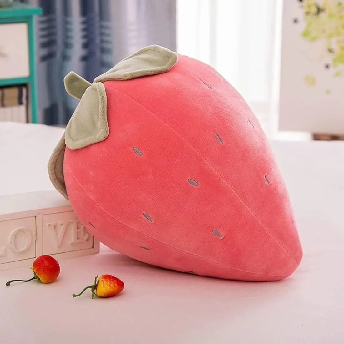 Yotoy Stuffed Strawberry Plush Pillows - YOTOY