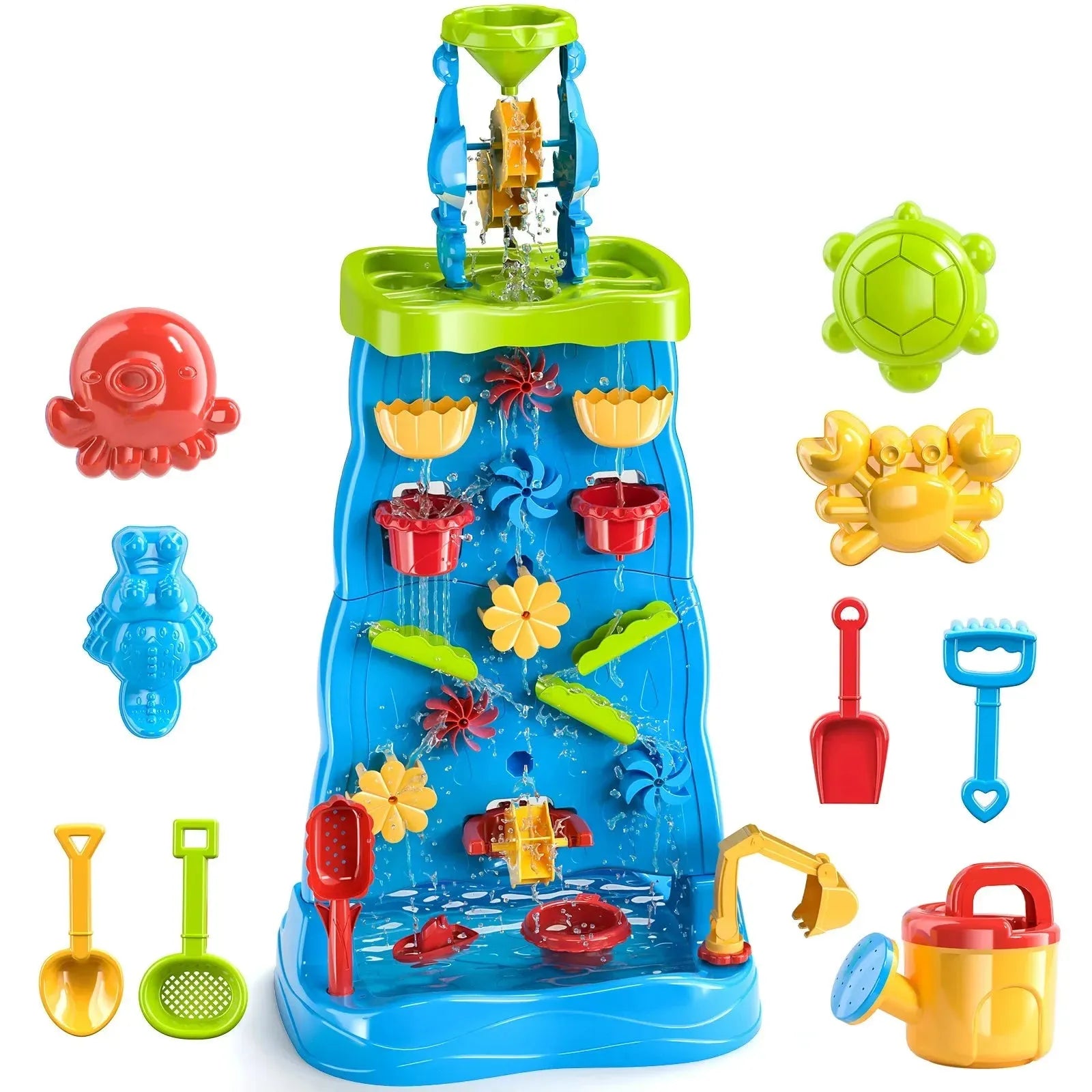 YOTOY Summer Toys Hot Selling Water Table Play Toy Set Waterfalls And Fountain Water Garden - YOTOY