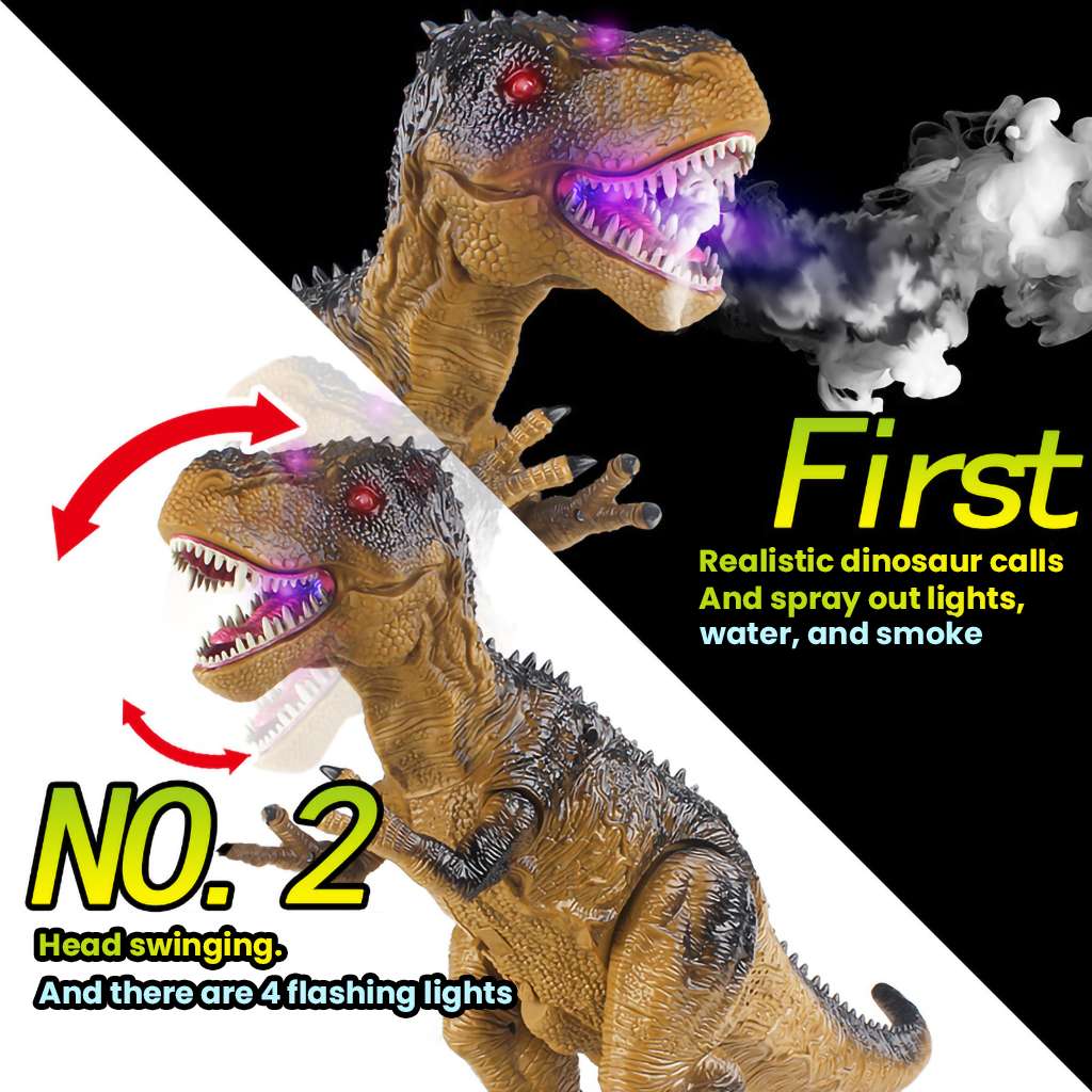 YOTOY Super Large Spray Tyrannosaurus Remote Control Transformable Robot - YOTOY