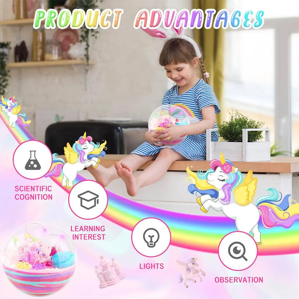 YOTOY Unicorn Terrarium Kit for Kids - YOTOY