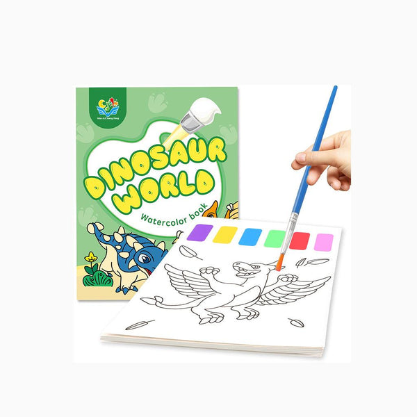 YOTOY Watercolor Coloring Book for Kids - 20 Sheets - YOTOY