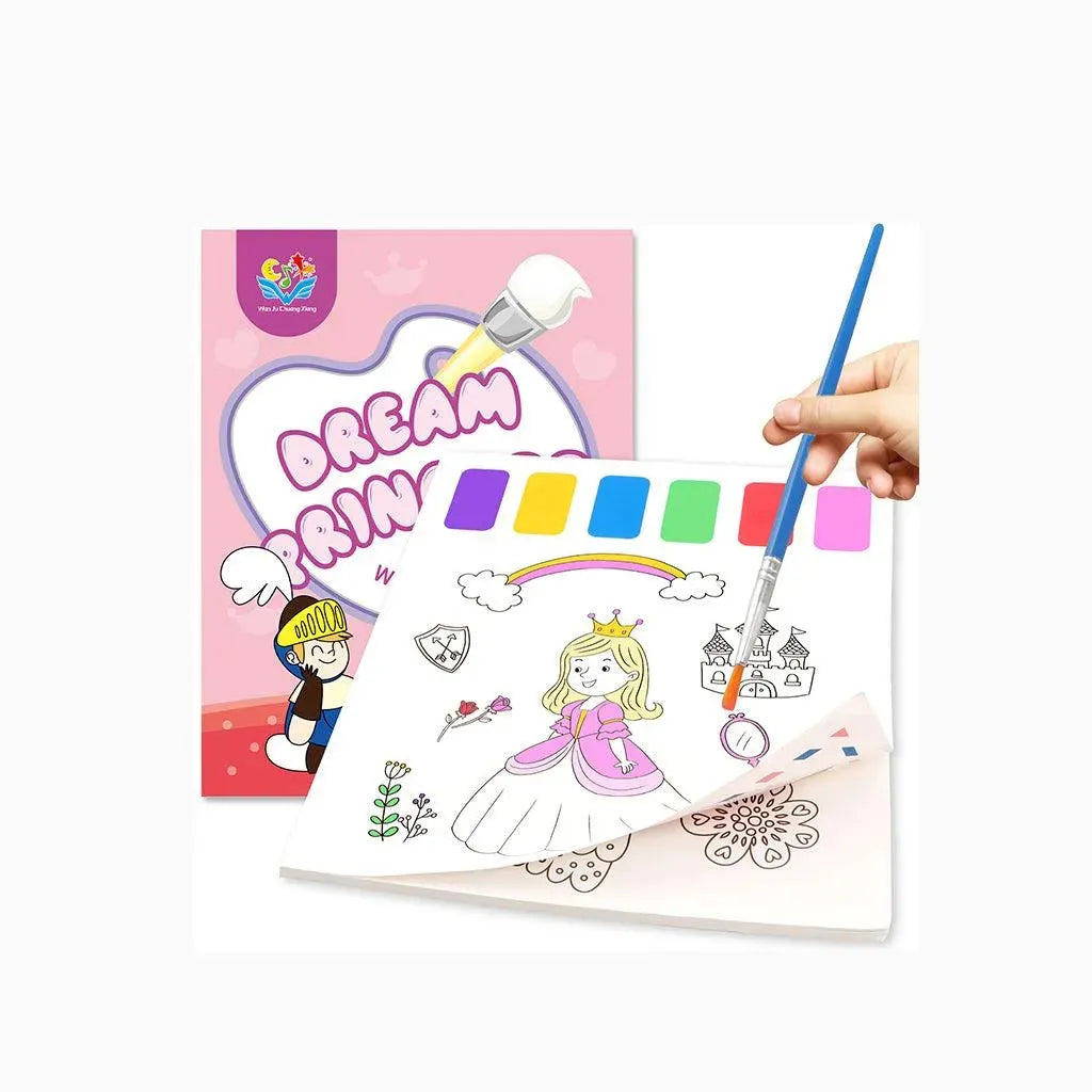 YOTOY Watercolor Coloring Book for Kids - 20 Sheets - YOTOY