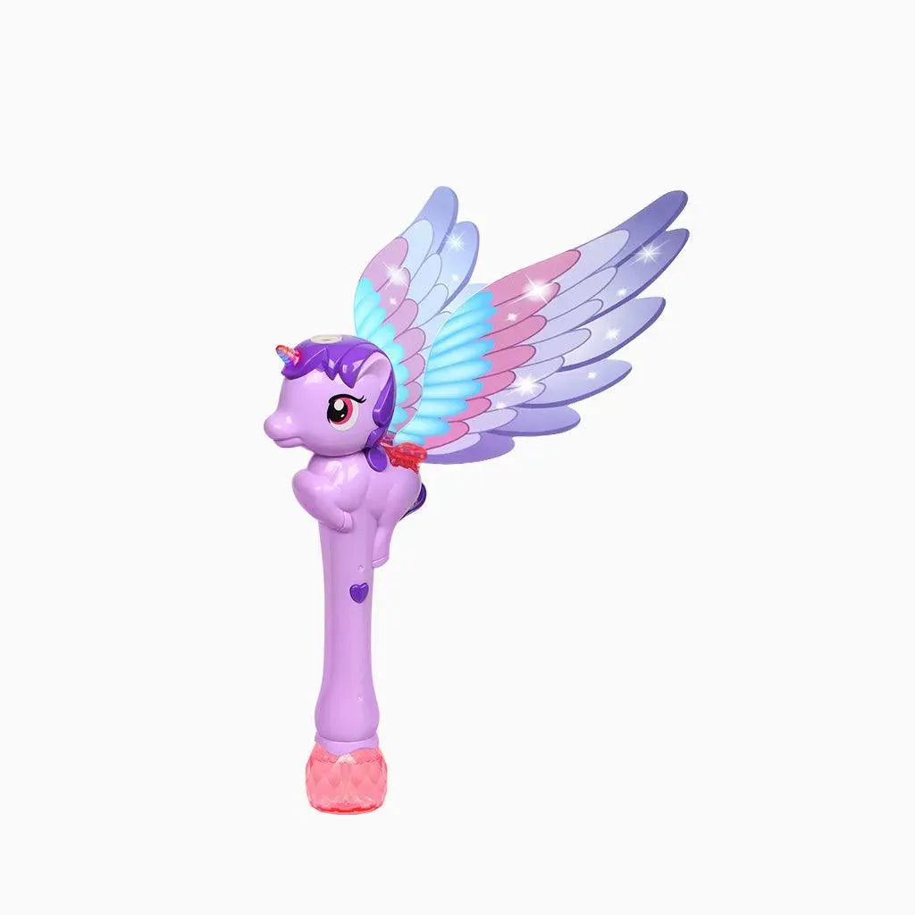 YOTOY Winged Unicorn Bubble Wand - YOTOY