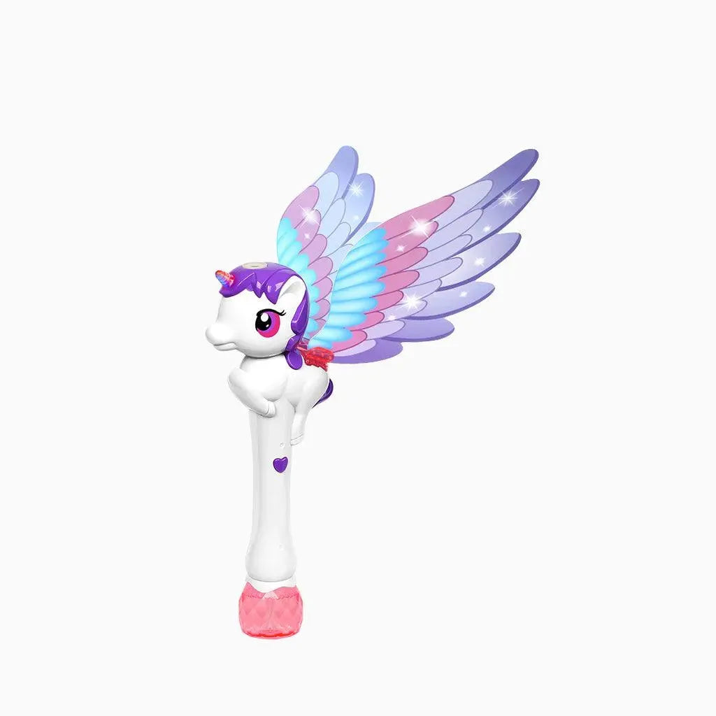 YOTOY Winged Unicorn Bubble Wand - YOTOY