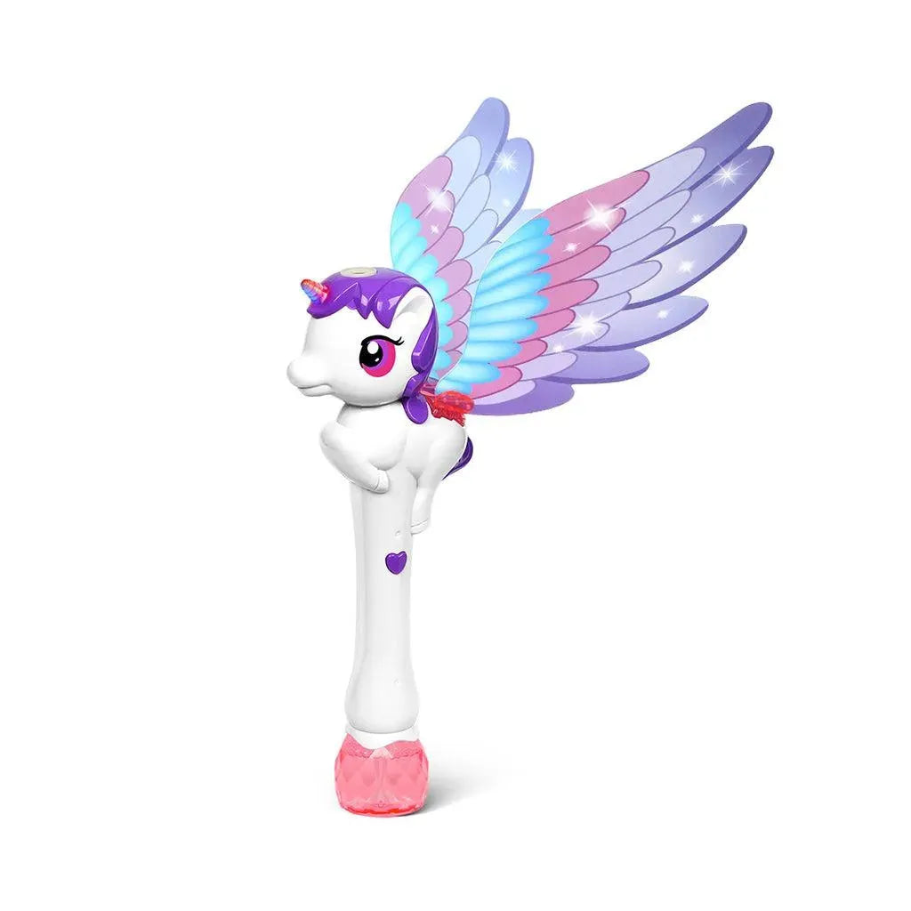 YOTOY Winged Unicorn Bubble Wand - YOTOY